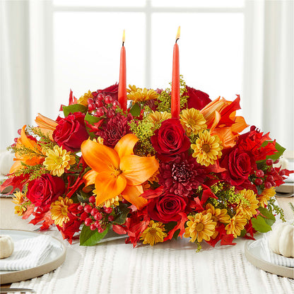 Autumn's Embrace Centerpiece –  Ashland Floral Gardens Llc, Ashland OH