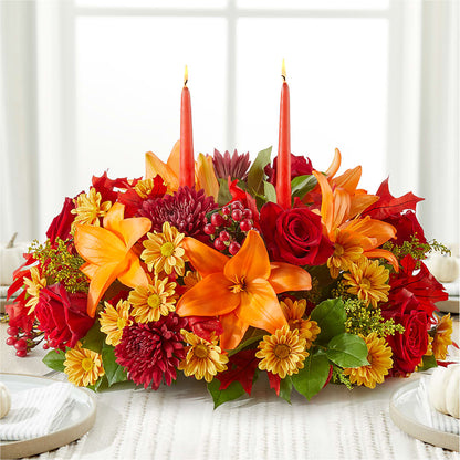 Autumn's Embrace Centerpiece –  Ashland Floral Gardens Llc, Ashland OH