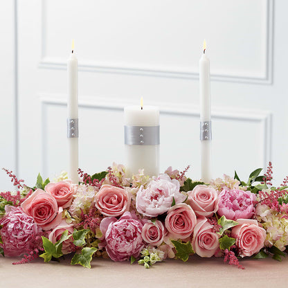 Worldwide Romance Unity Candle Arrangement –  Ashland Floral Gardens Llc, Ashland OH